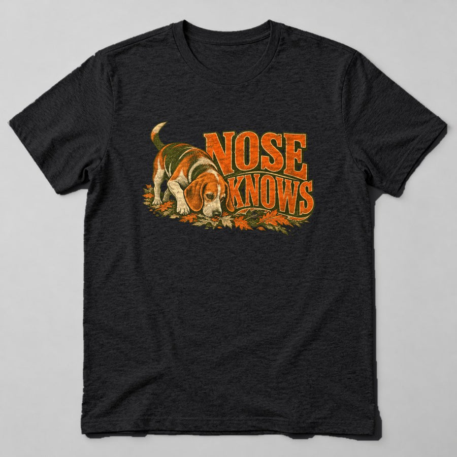 Nose Knows T-Shirt in Black