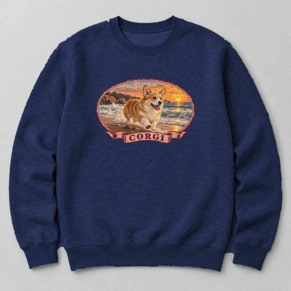 Corgi Sweatshirt in Navy