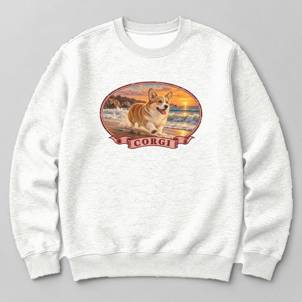 Corgi Sweatshirt in White