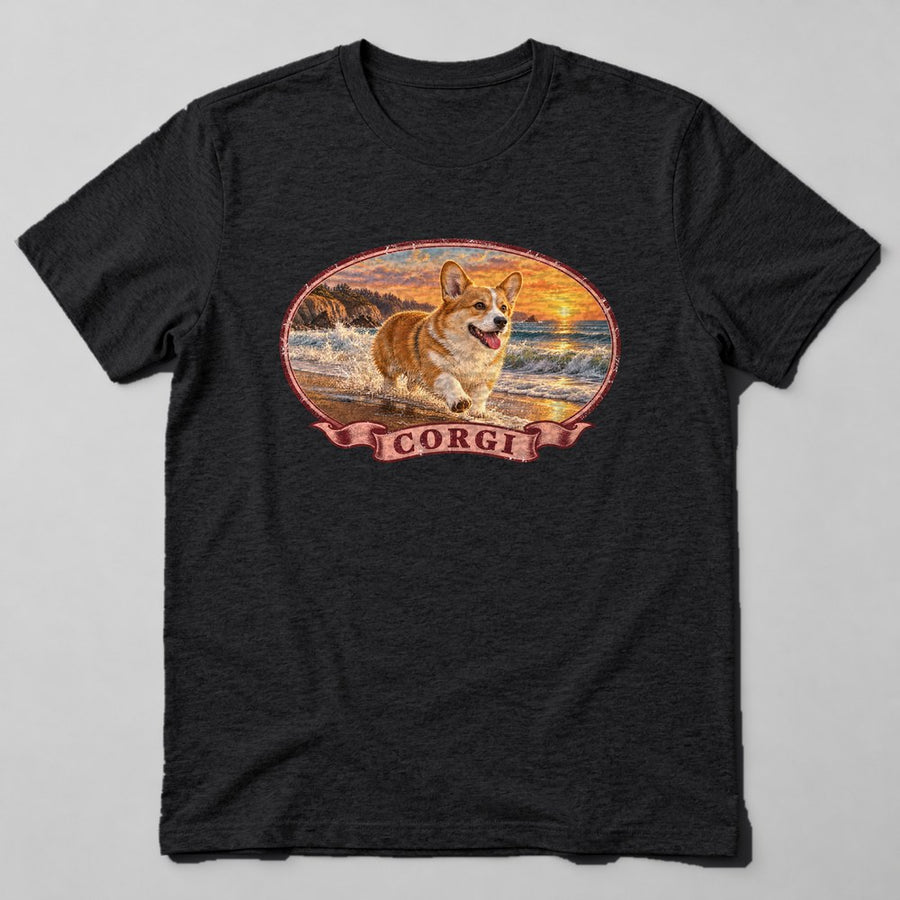 Corgi T-Shirt in Black
