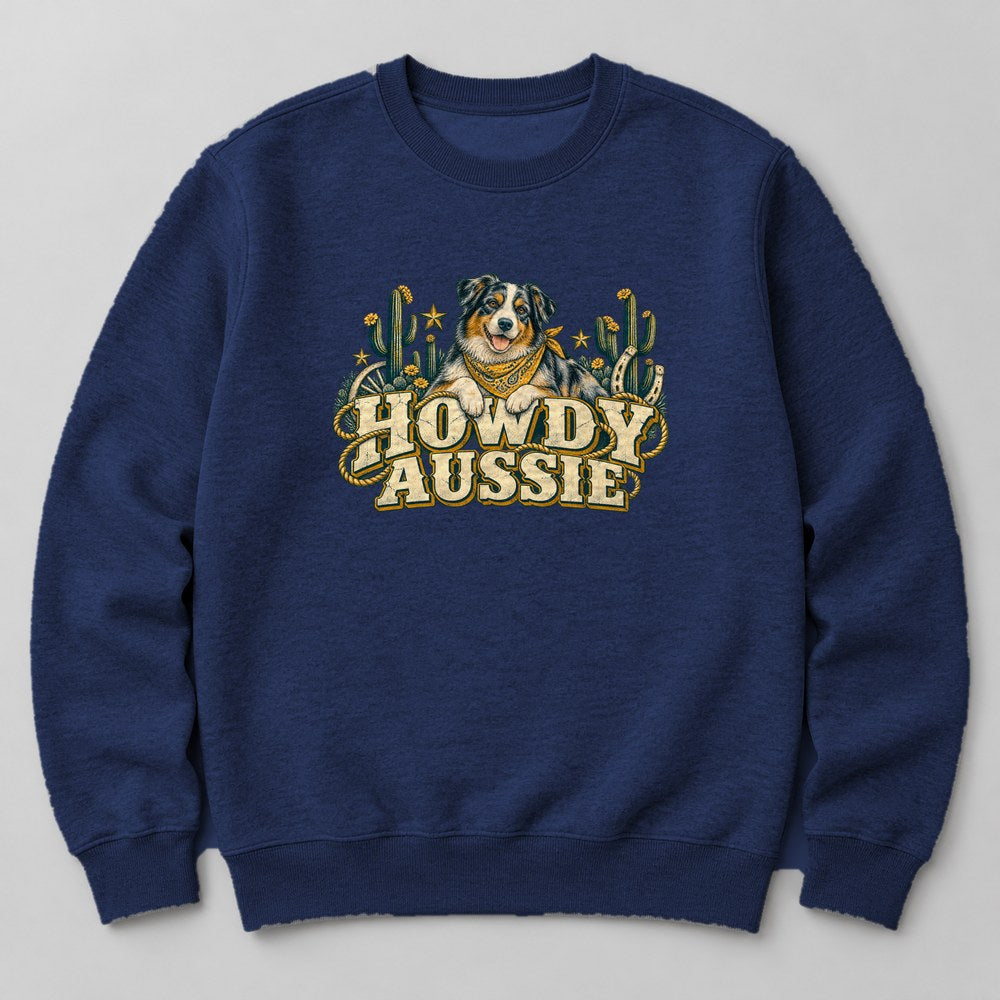 Howdy Aussie Sweatshirt in Navy