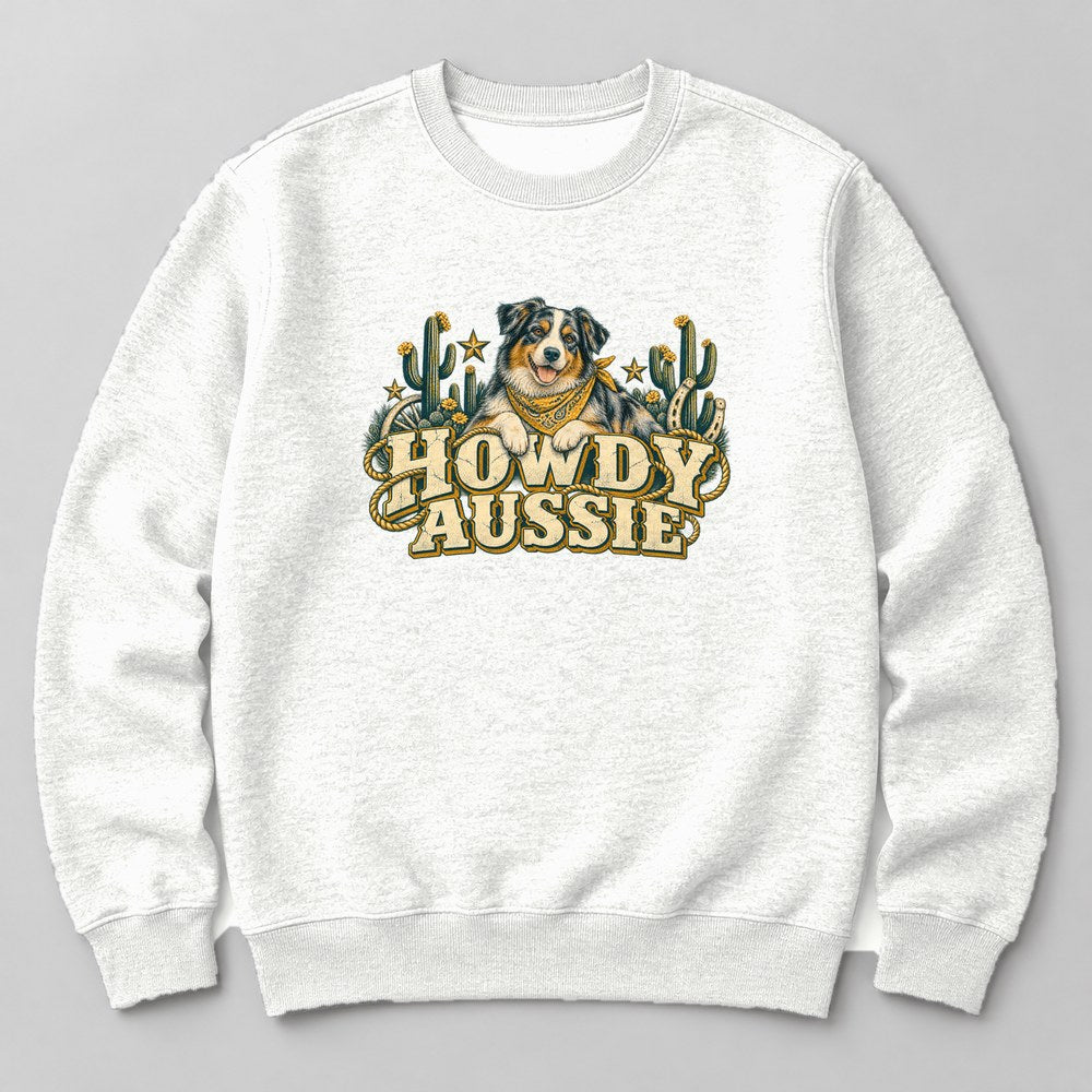 Howdy Aussie Sweatshirt in White