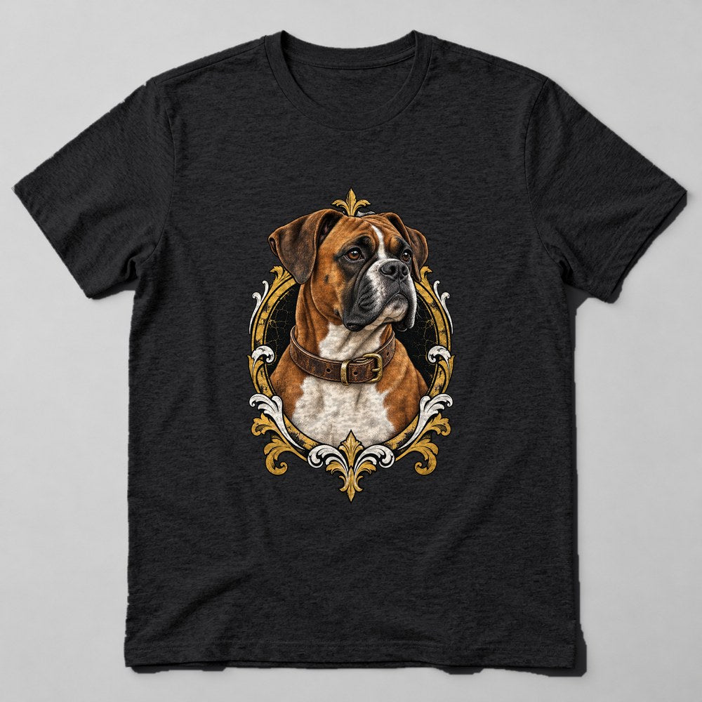 Boxer Portrait T-Shirt in Black