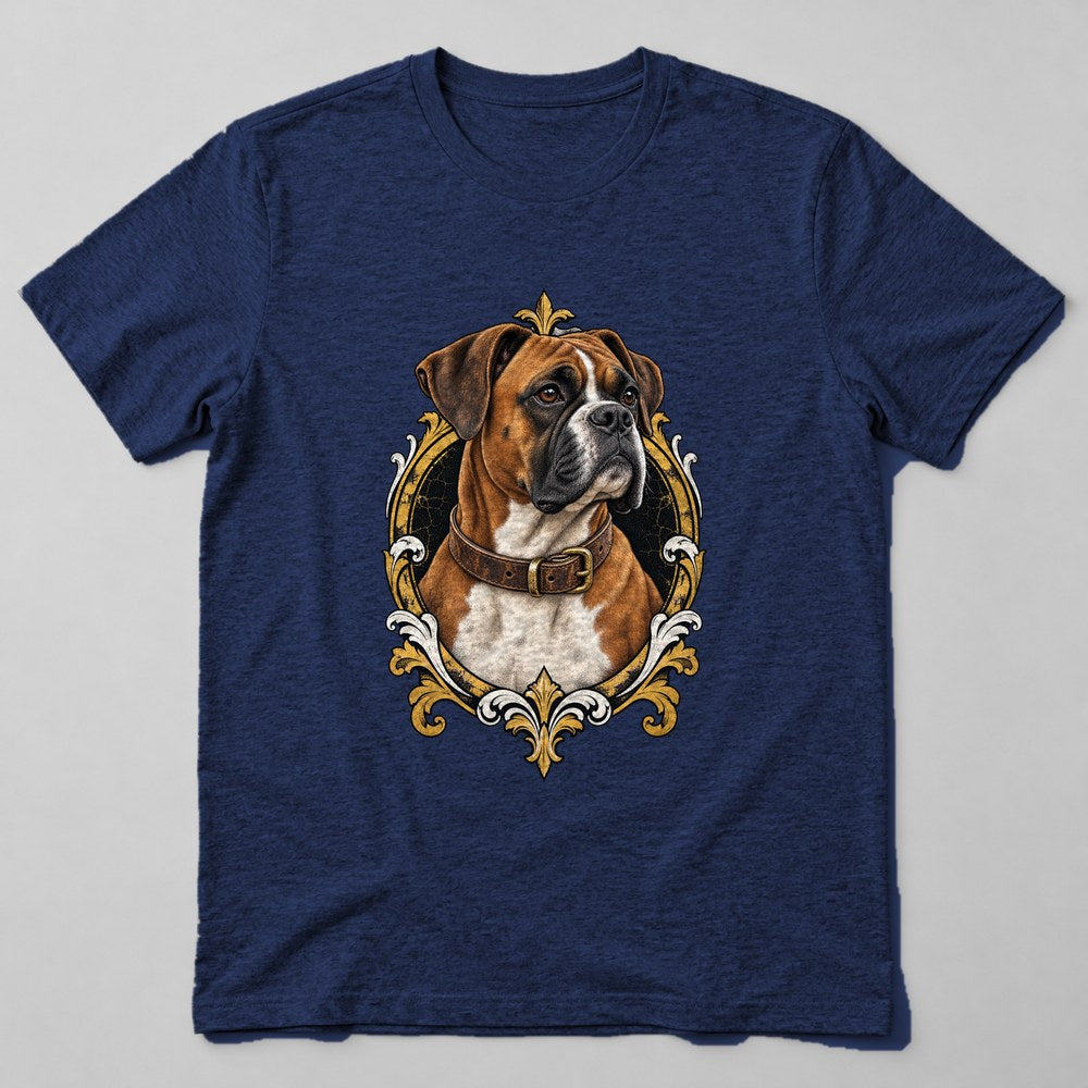 Boxer Portrait T-Shirt in Navy