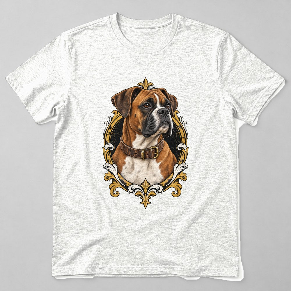 Boxer Portrait T-Shirt in White
