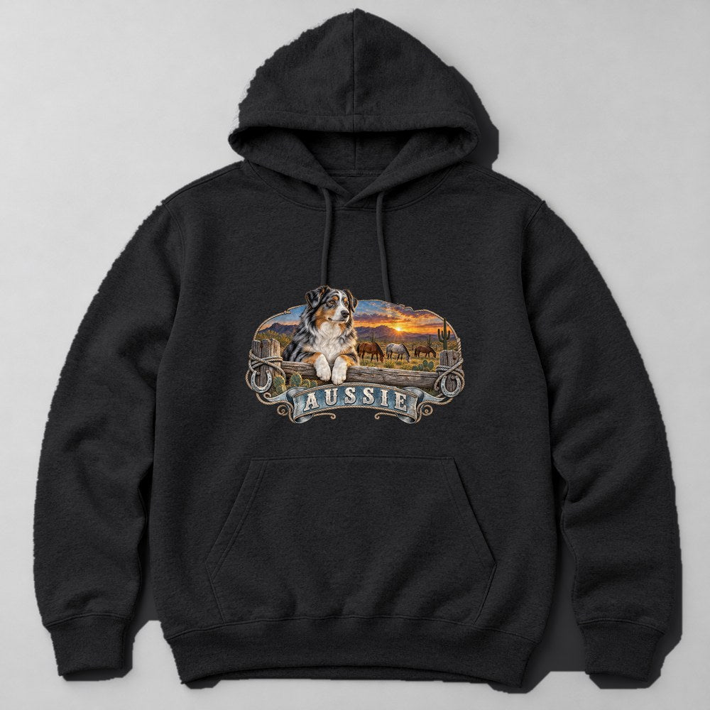 Aussie Hoodie in Black