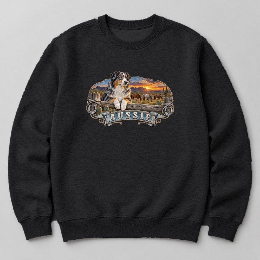 Aussie Sweatshirt in Black