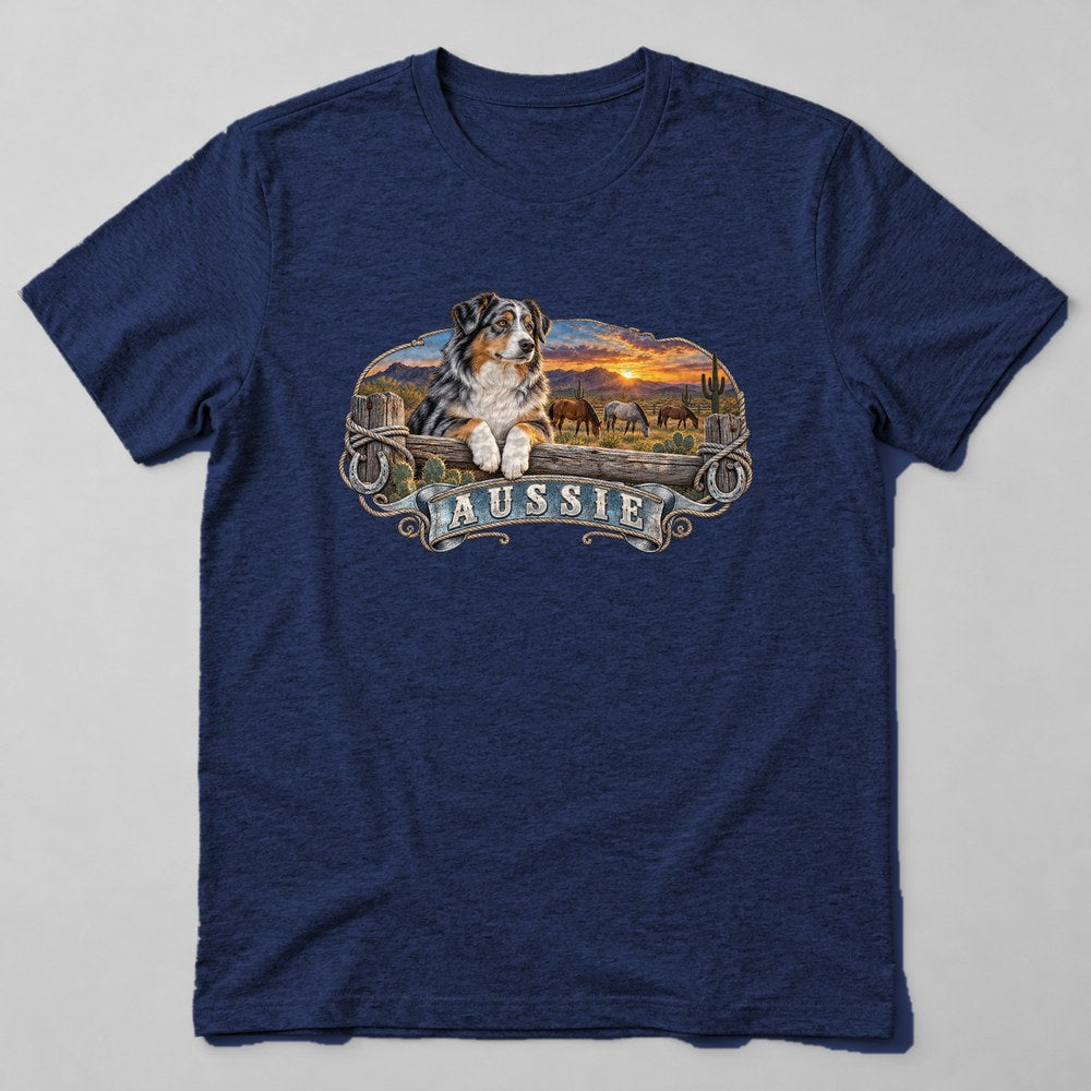 Aussie T-Shirt in Navy
