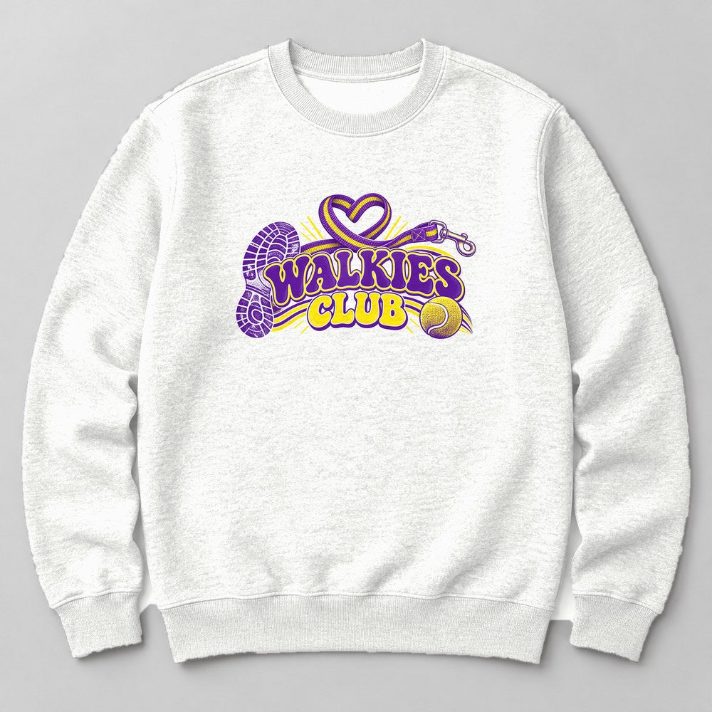Walkies Club Sweatshirt in White