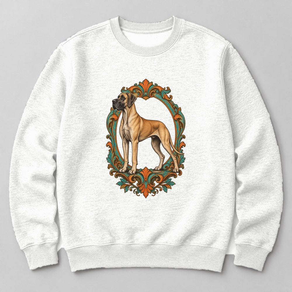 Great Dane Sweatshirt in White