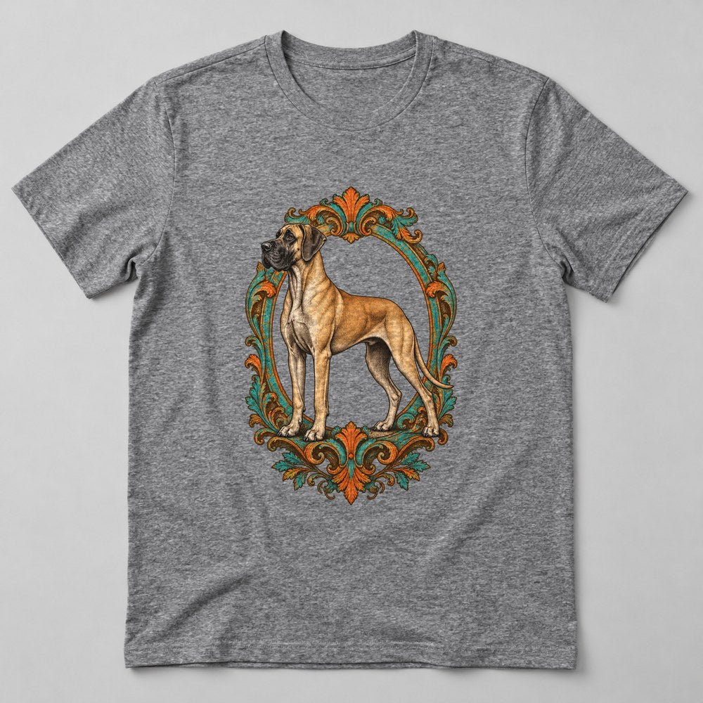 Great Dane T-Shirt in Heather Grey