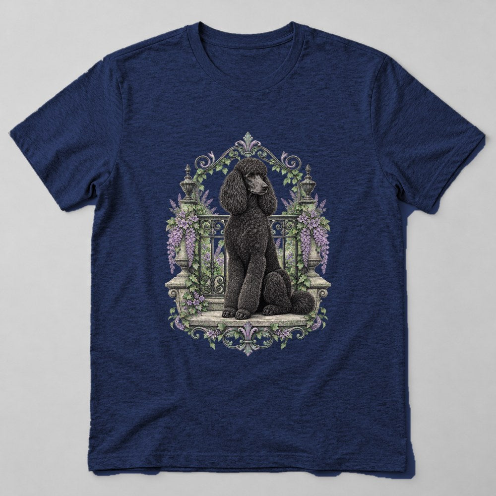Poodle Paris T-Shirt in Navy