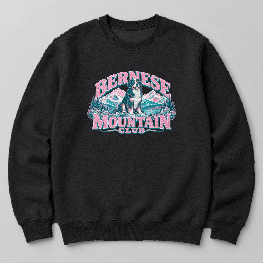 Bernese Mountain Club Sweatshirt in Black