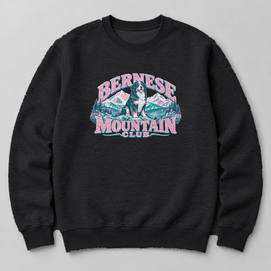 Bernese Mountain Club Sweatshirt in Black