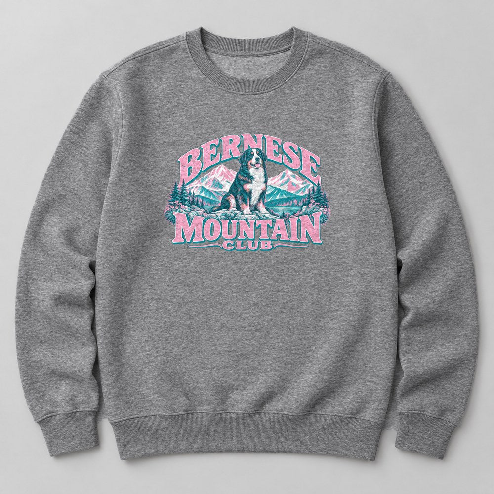 Bernese Mountain Club Sweatshirt in Heather Grey