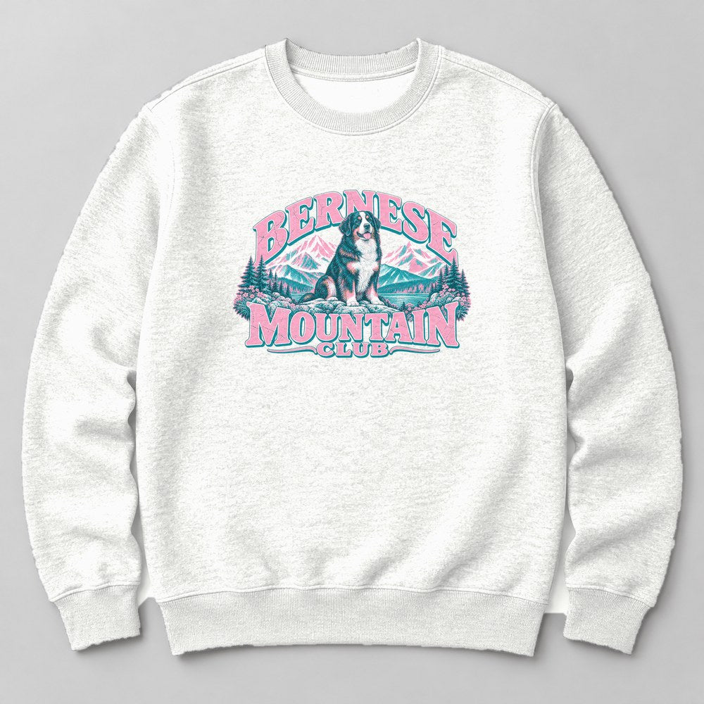 Bernese Mountain Club Sweatshirt in White