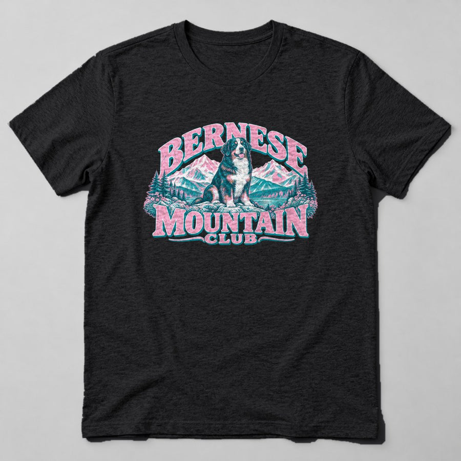 Bernese Mountain Club T-Shirt in Black