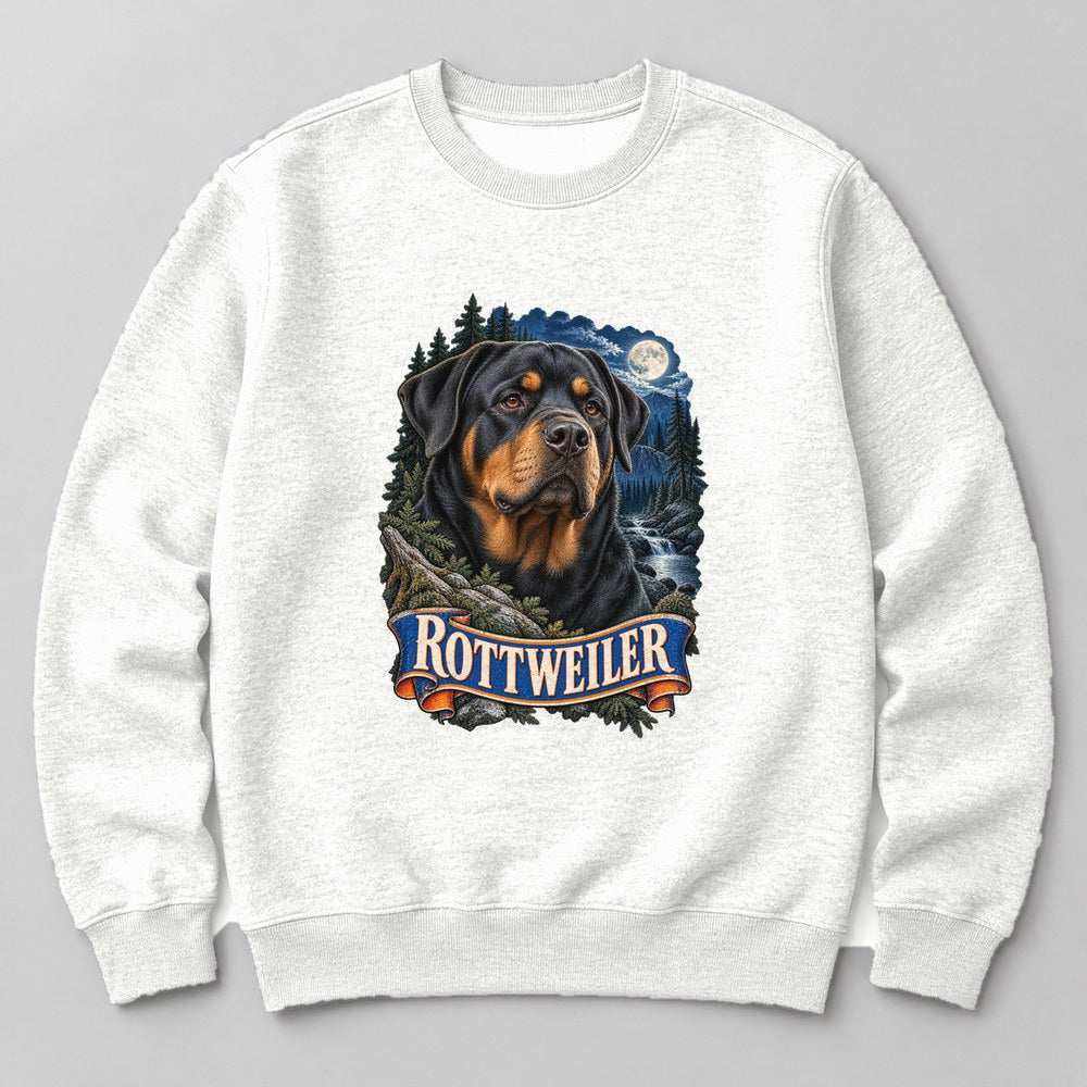 Rottweiler Sweatshirt in White