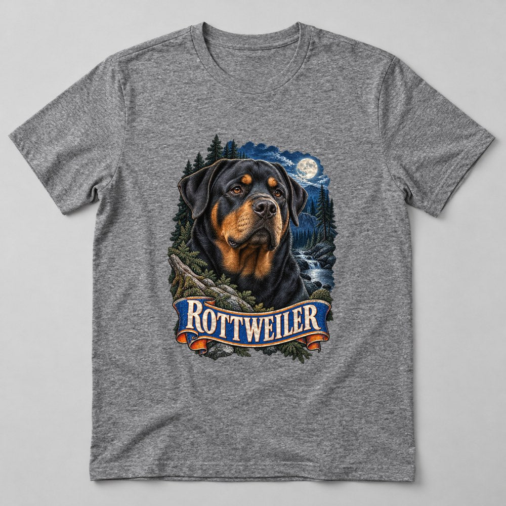 Rottweiler T-Shirt in Heather Grey