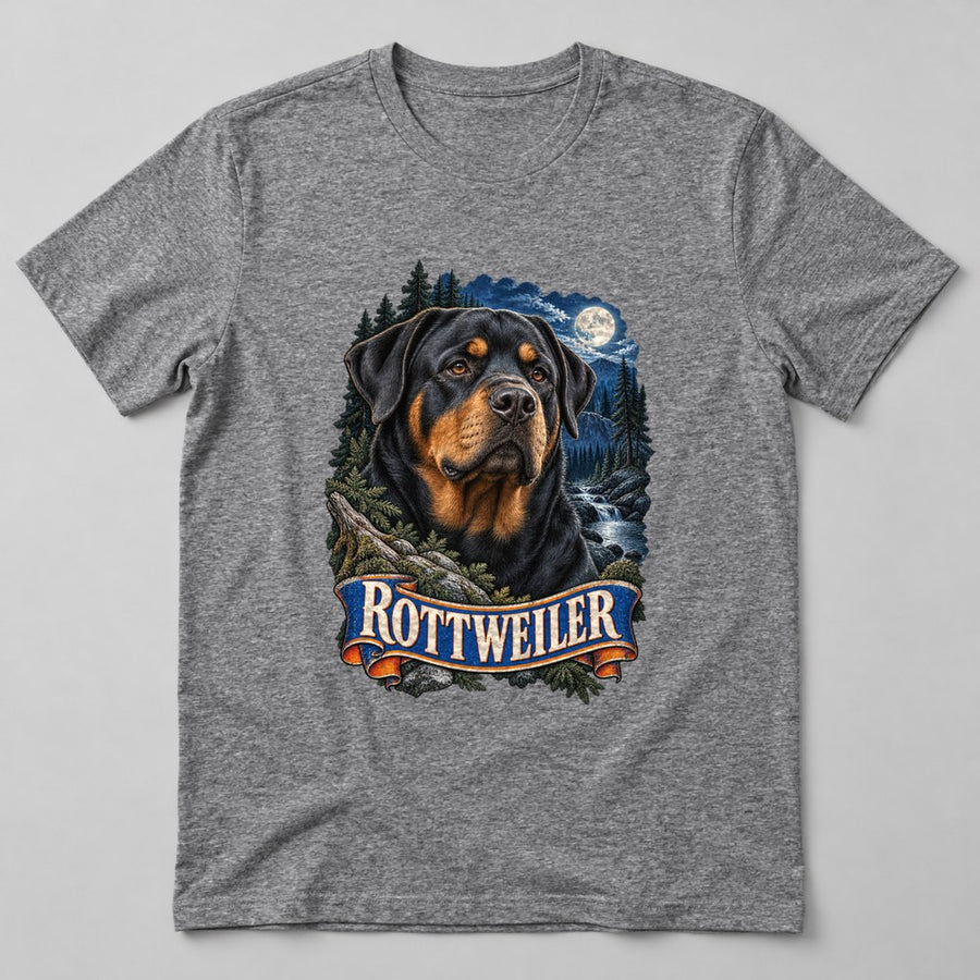 Rottweiler T-Shirt in Heather Grey