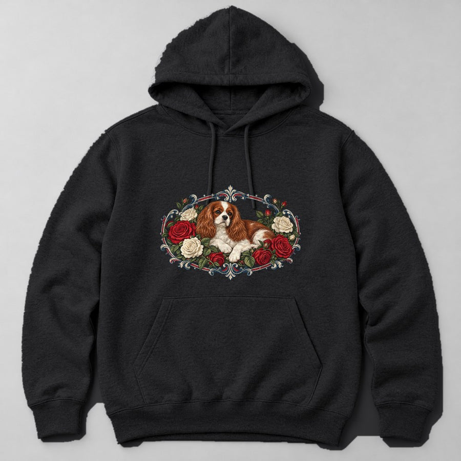 Cavalier Garden Hoodie in Black