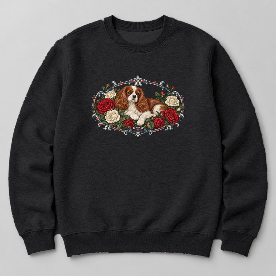 Cavalier Garden Sweatshirt in Black