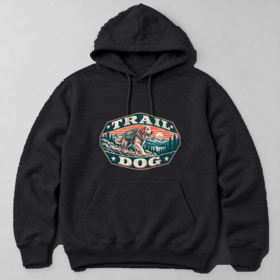Trail Dog Hoodie in Black