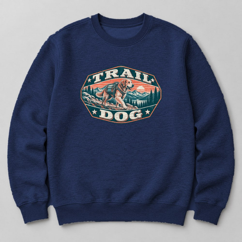 Trail Dog Sweatshirt in Navy