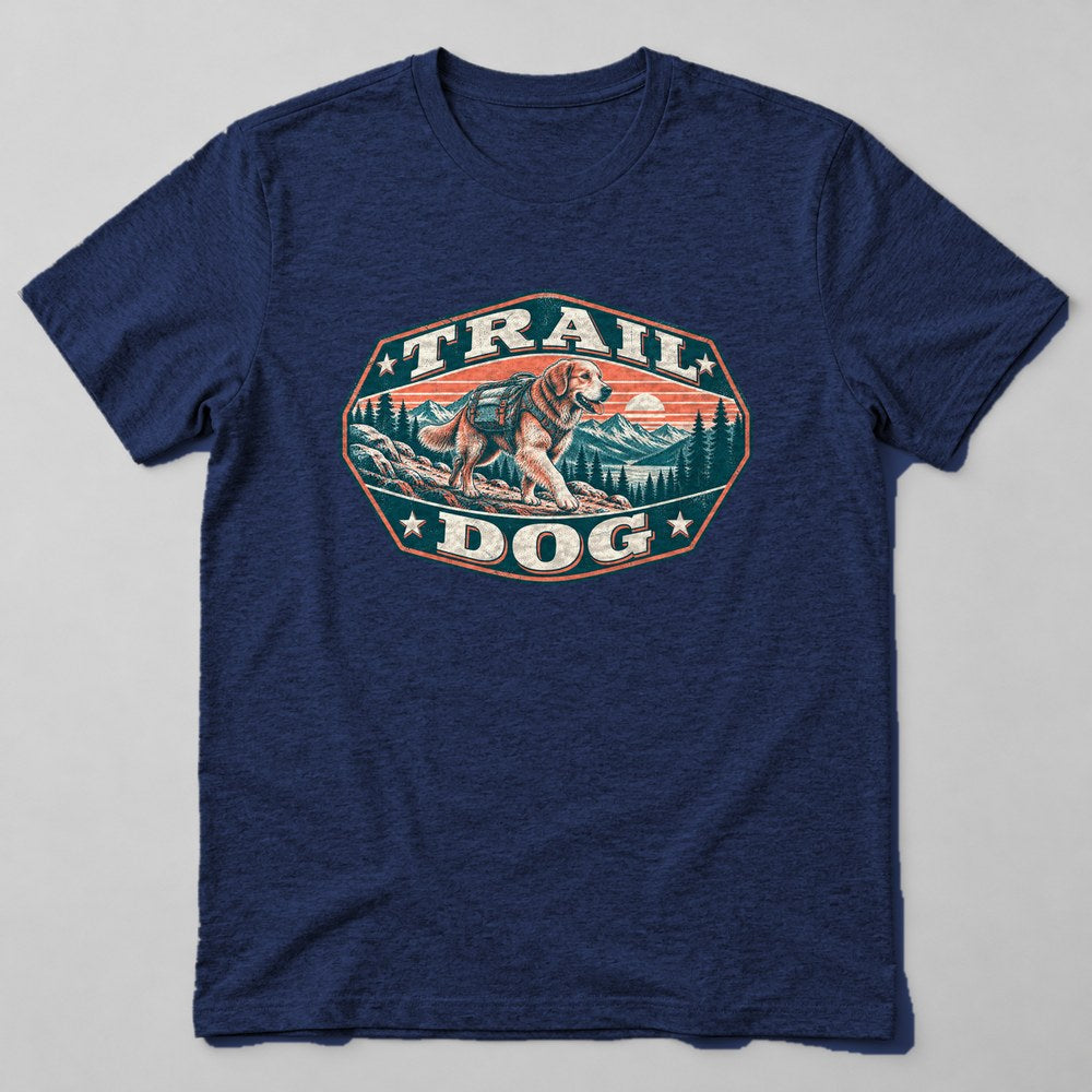 Trail Dog T-Shirt in Navy