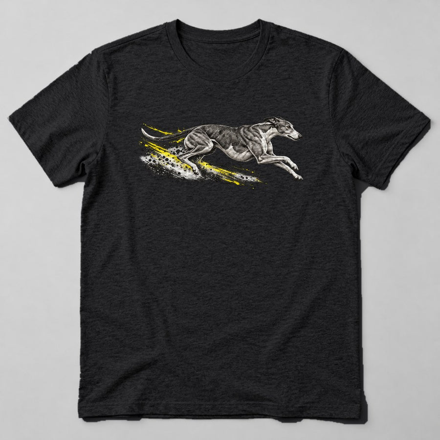 Greyhound Run T-Shirt in Black