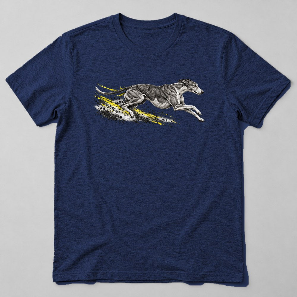 Greyhound Run T-Shirt in Navy