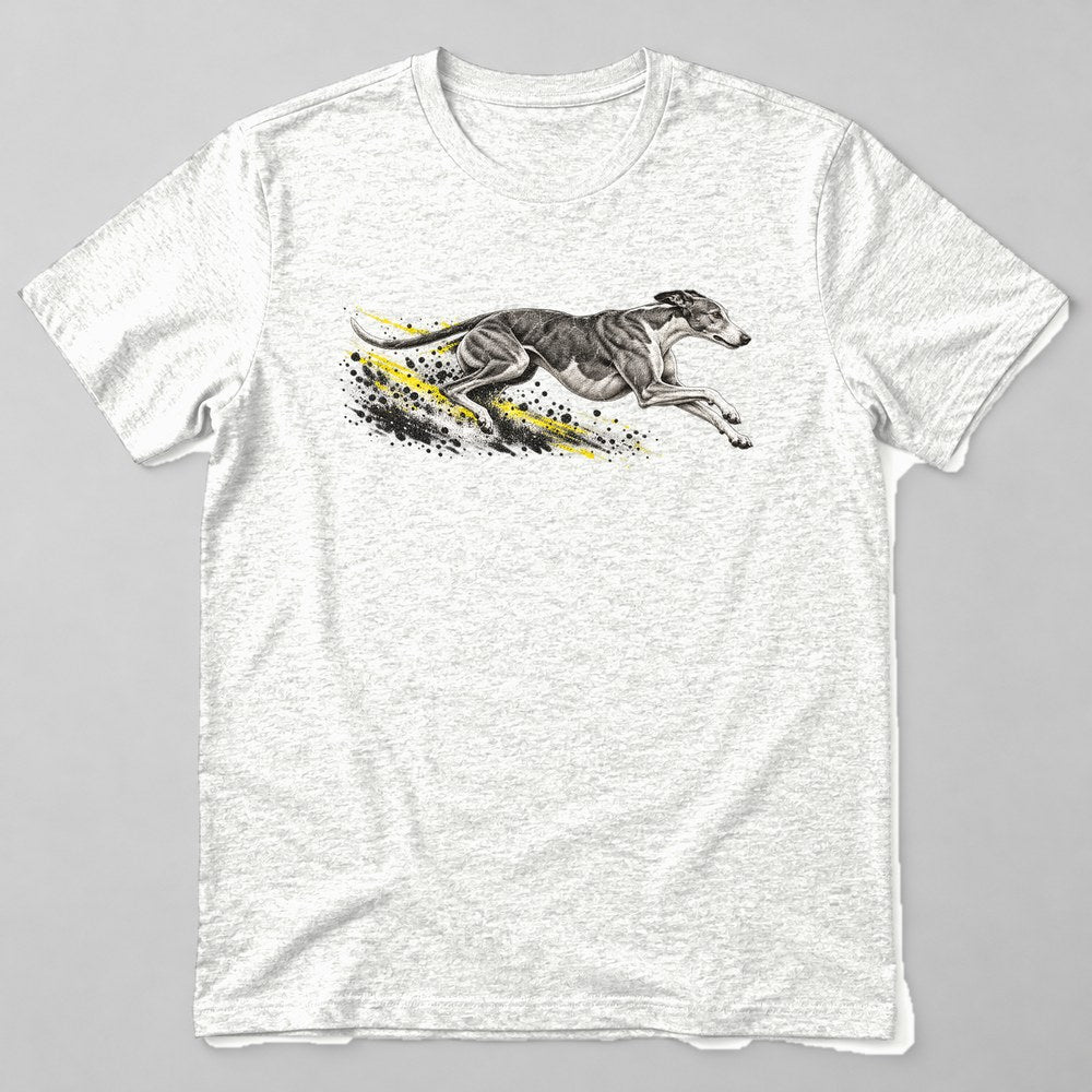 Greyhound Run T-Shirt in White
