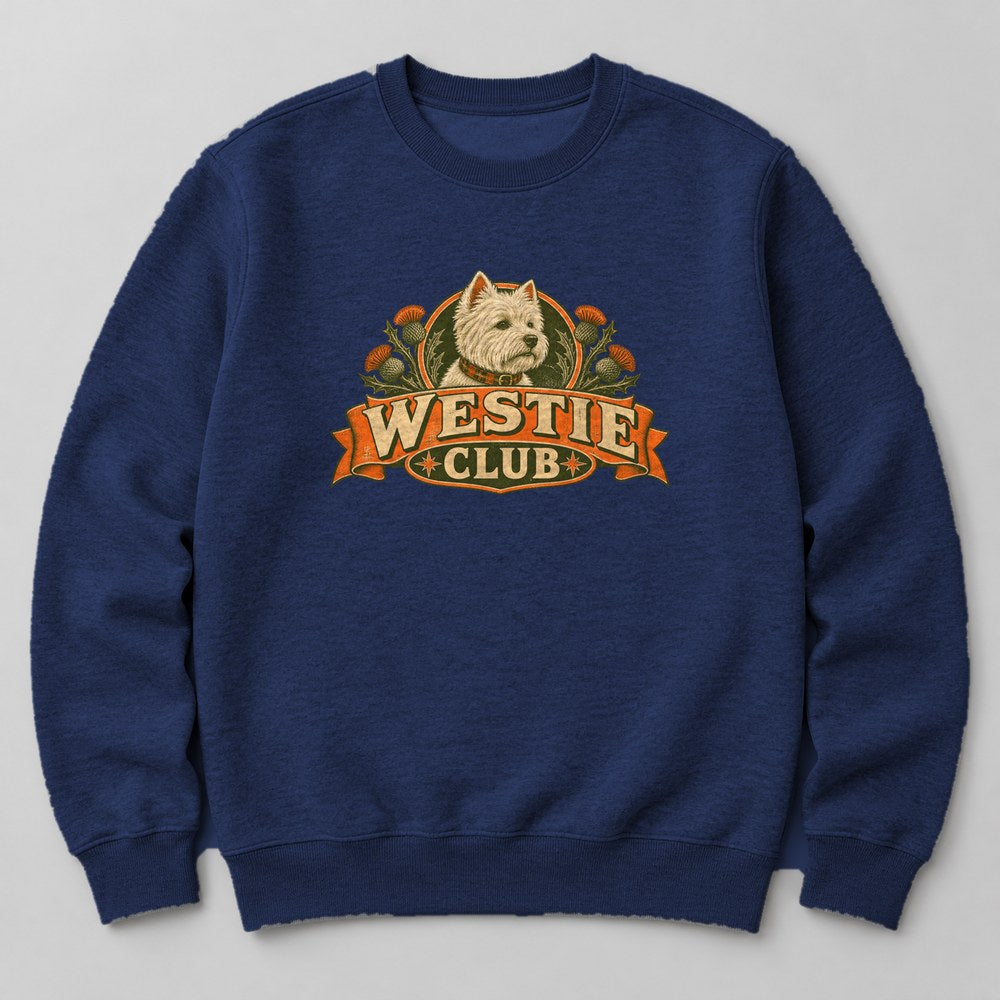 Westie Club Sweatshirt in Navy
