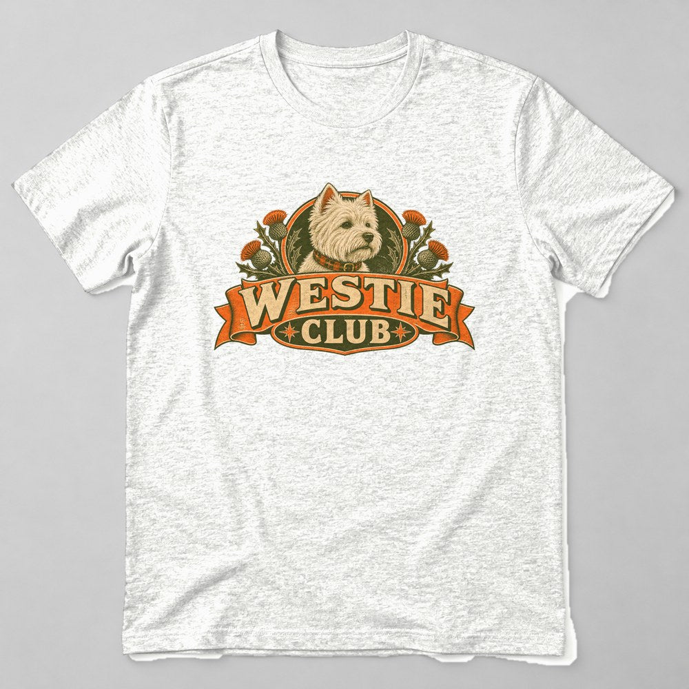 Westie Club T-Shirt in White