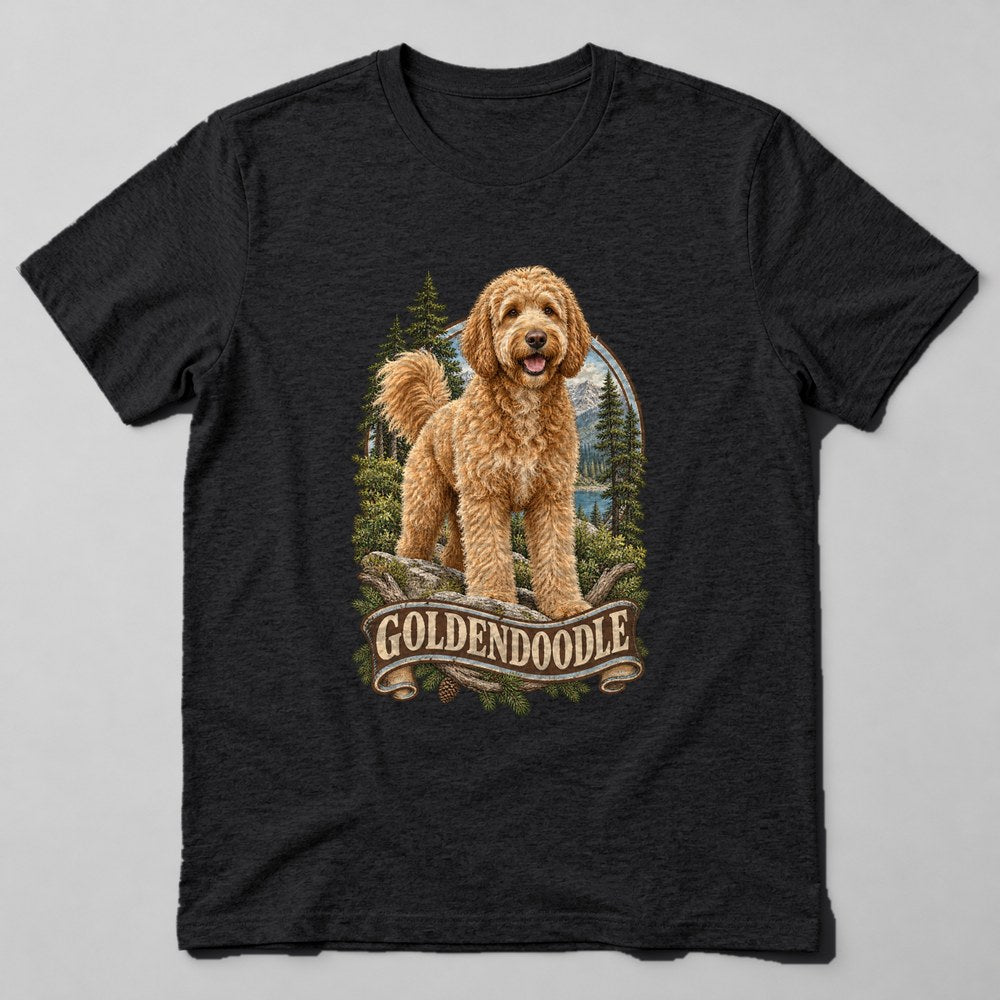 Goldendoodle T-Shirt in Black