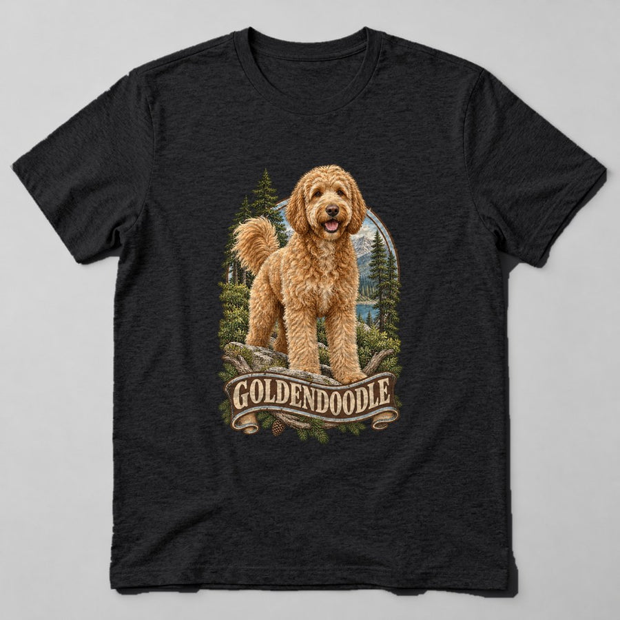 Goldendoodle T-Shirt in Black
