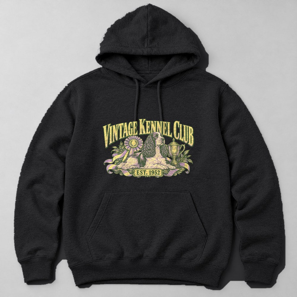 Vintage Kennel Club Est. 1952 Hoodie in Black