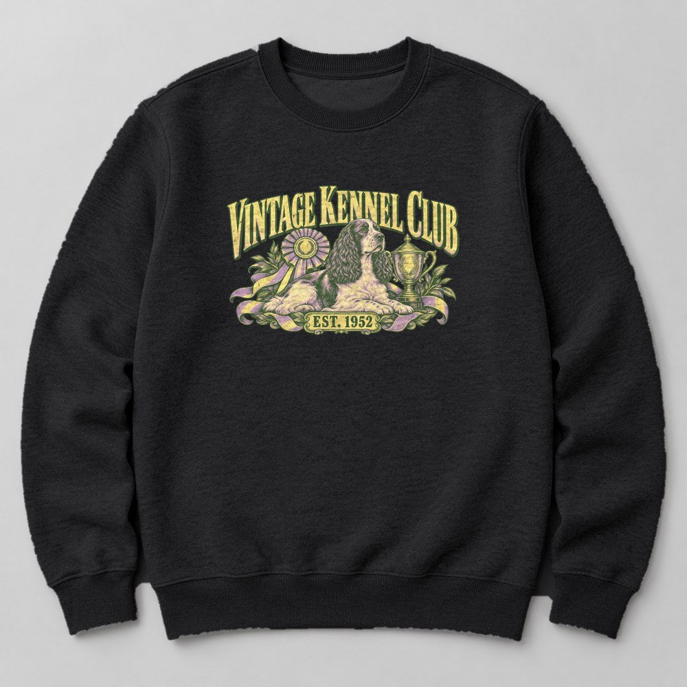 Vintage Kennel Club Est. 1952 Sweatshirt in Black