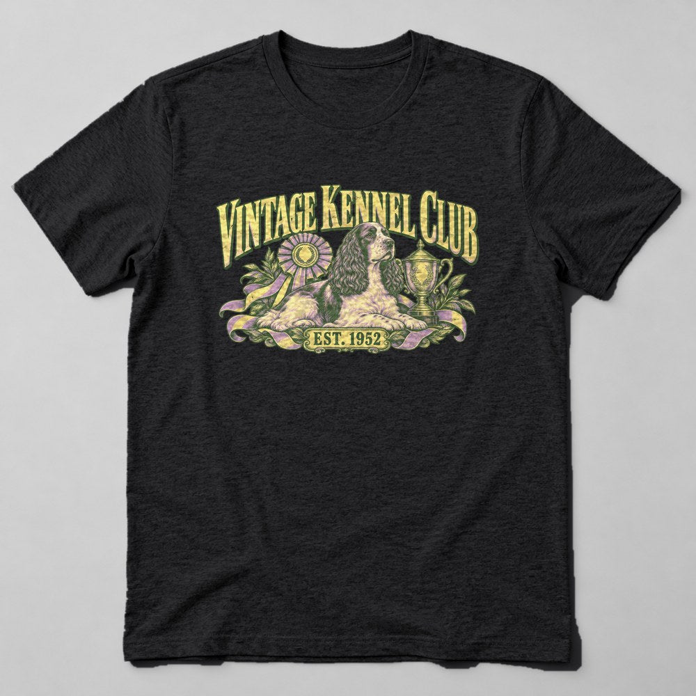 Vintage Kennel Club Est. 1952 T-Shirt in Black