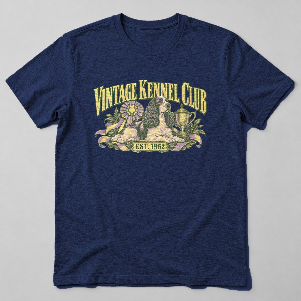 Vintage Kennel Club Est. 1952 T-Shirt in Navy