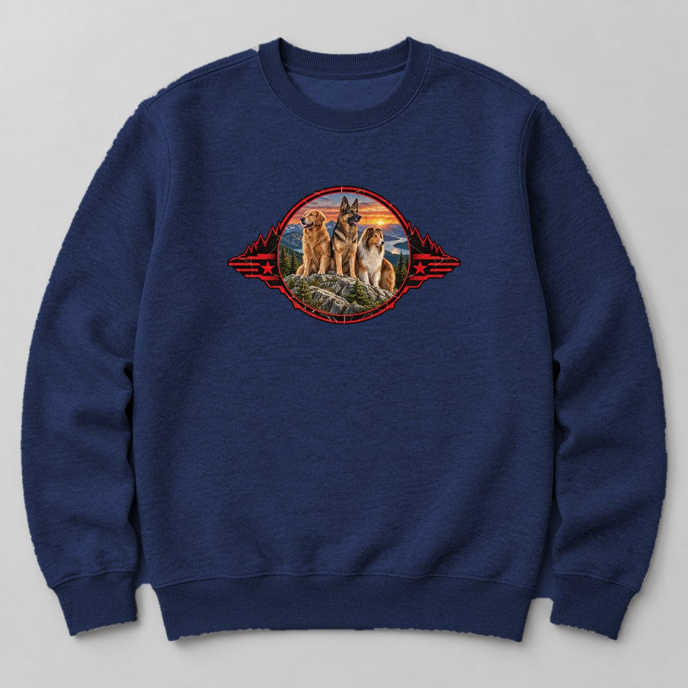 Dog Pack Hike Sweatshirt in Navy