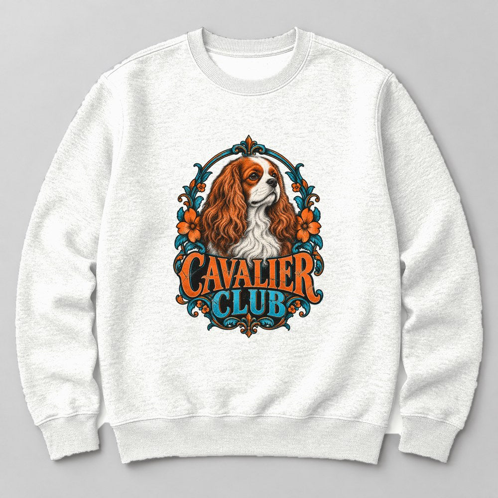 Cavalier Club Sweatshirt in White