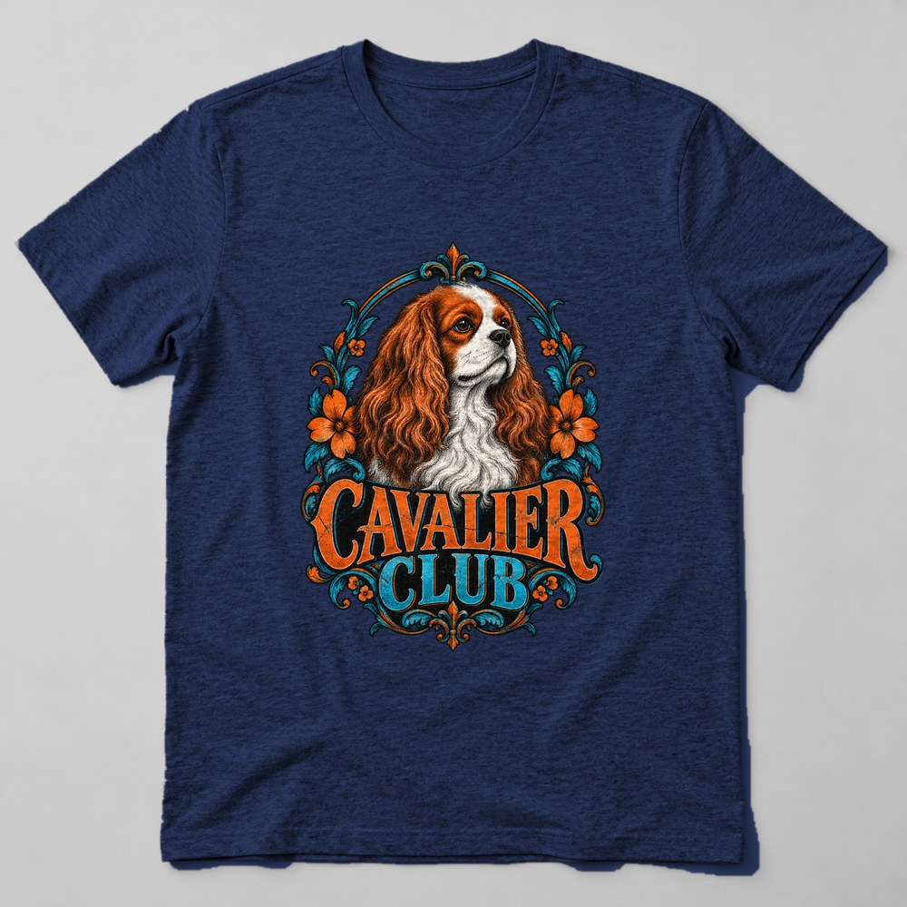 Cavalier Club T-Shirt in Navy
