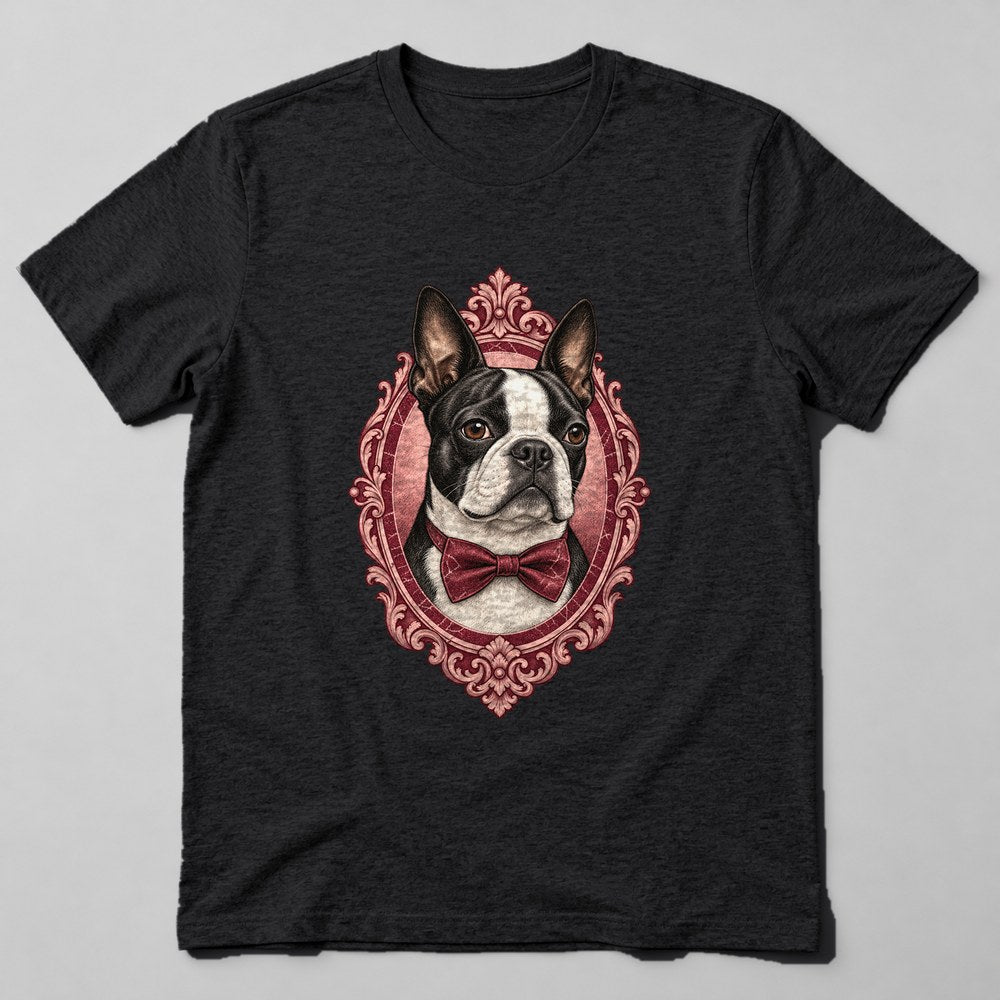 Boston Terrier T-Shirt in Black