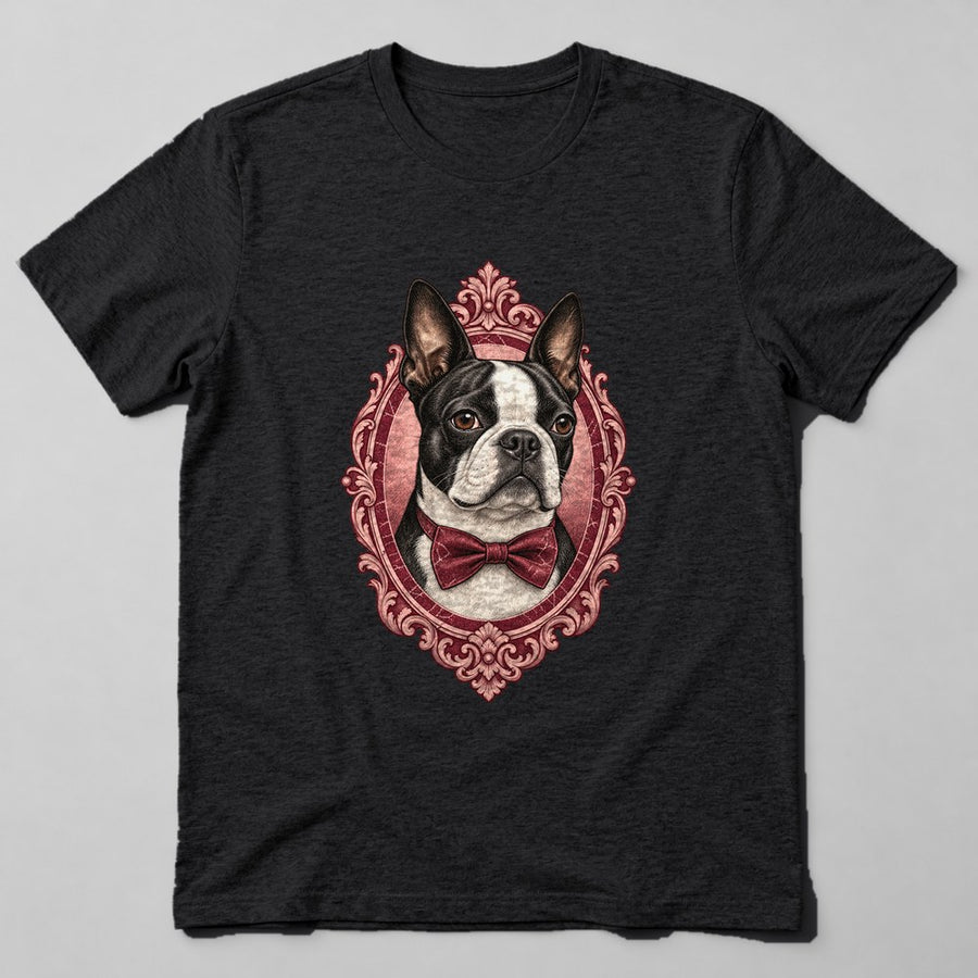 Boston Terrier T-Shirt in Black
