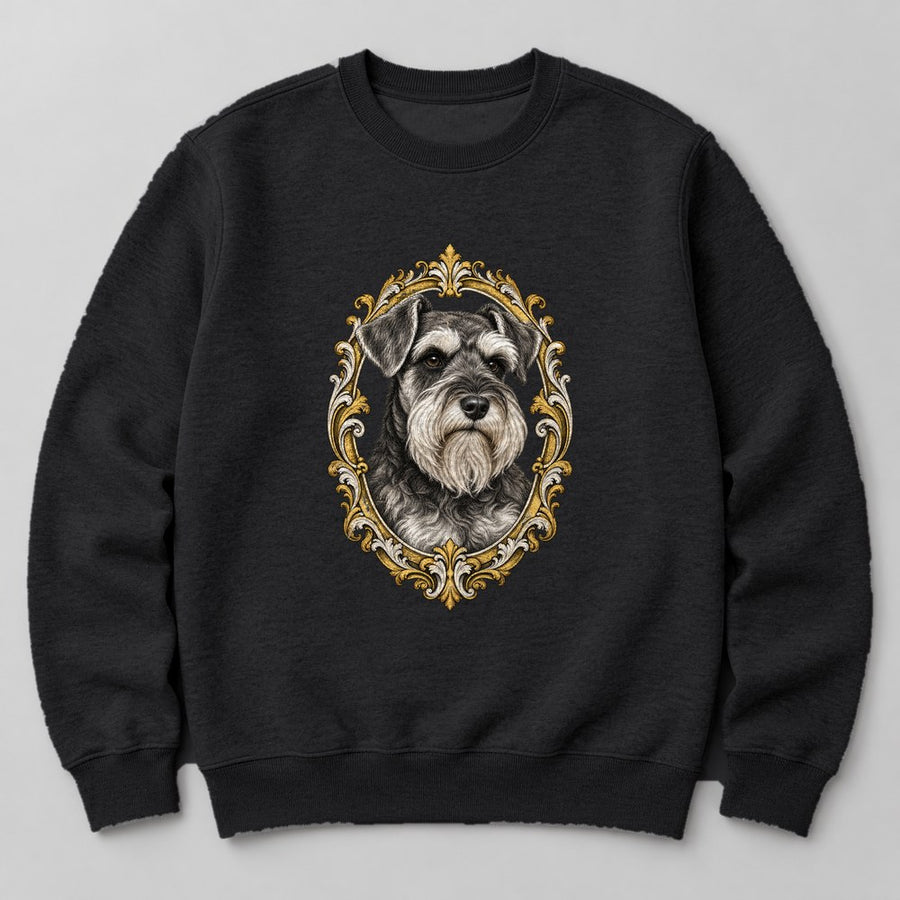 Schnauzer Sweatshirt in Black