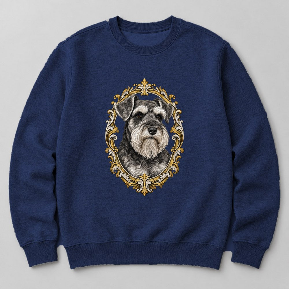 Schnauzer Sweatshirt in Navy