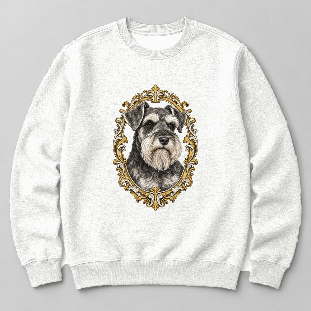 Schnauzer Sweatshirt in White