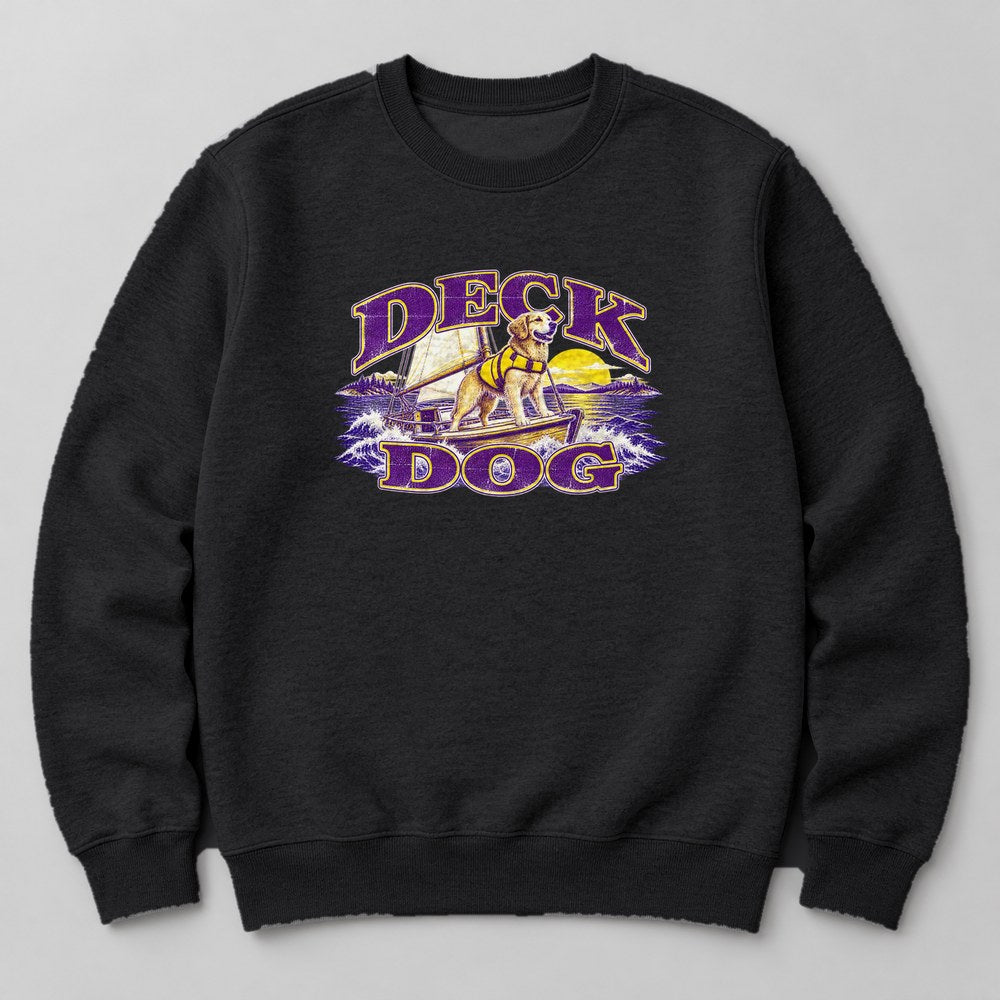 Deck Dog Sweatshirt in Black