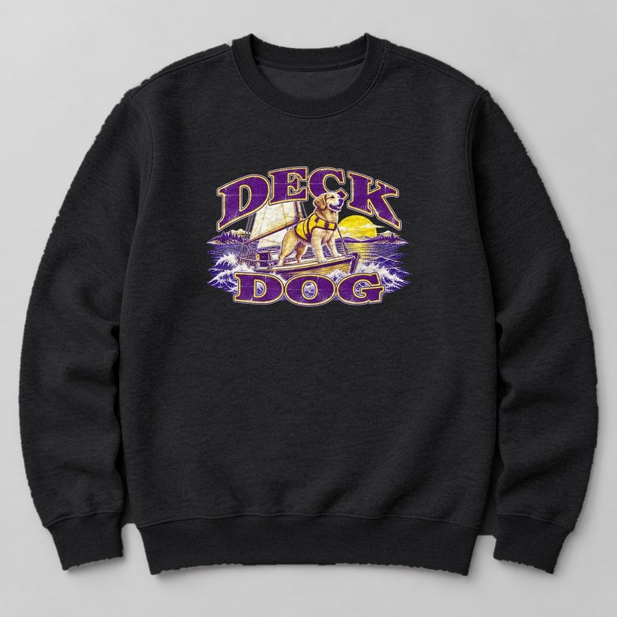 Deck Dog Sweatshirt in Black
